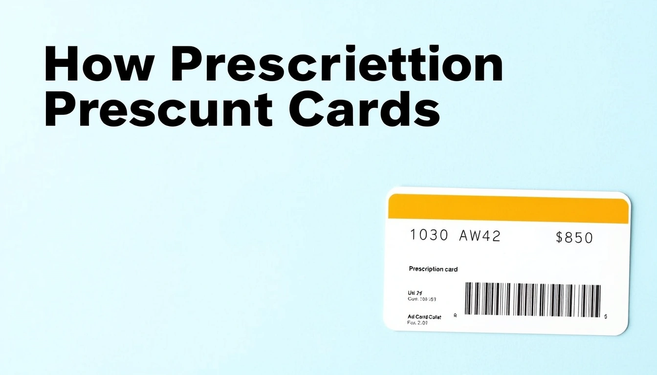 How Prescription Discount Cards Work