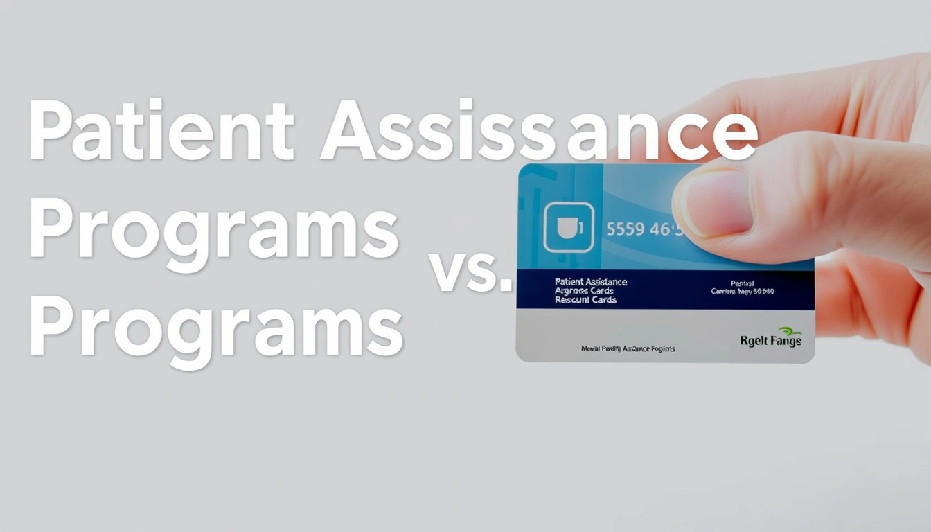 Patient Assistance Programs vs. Discount Cards
