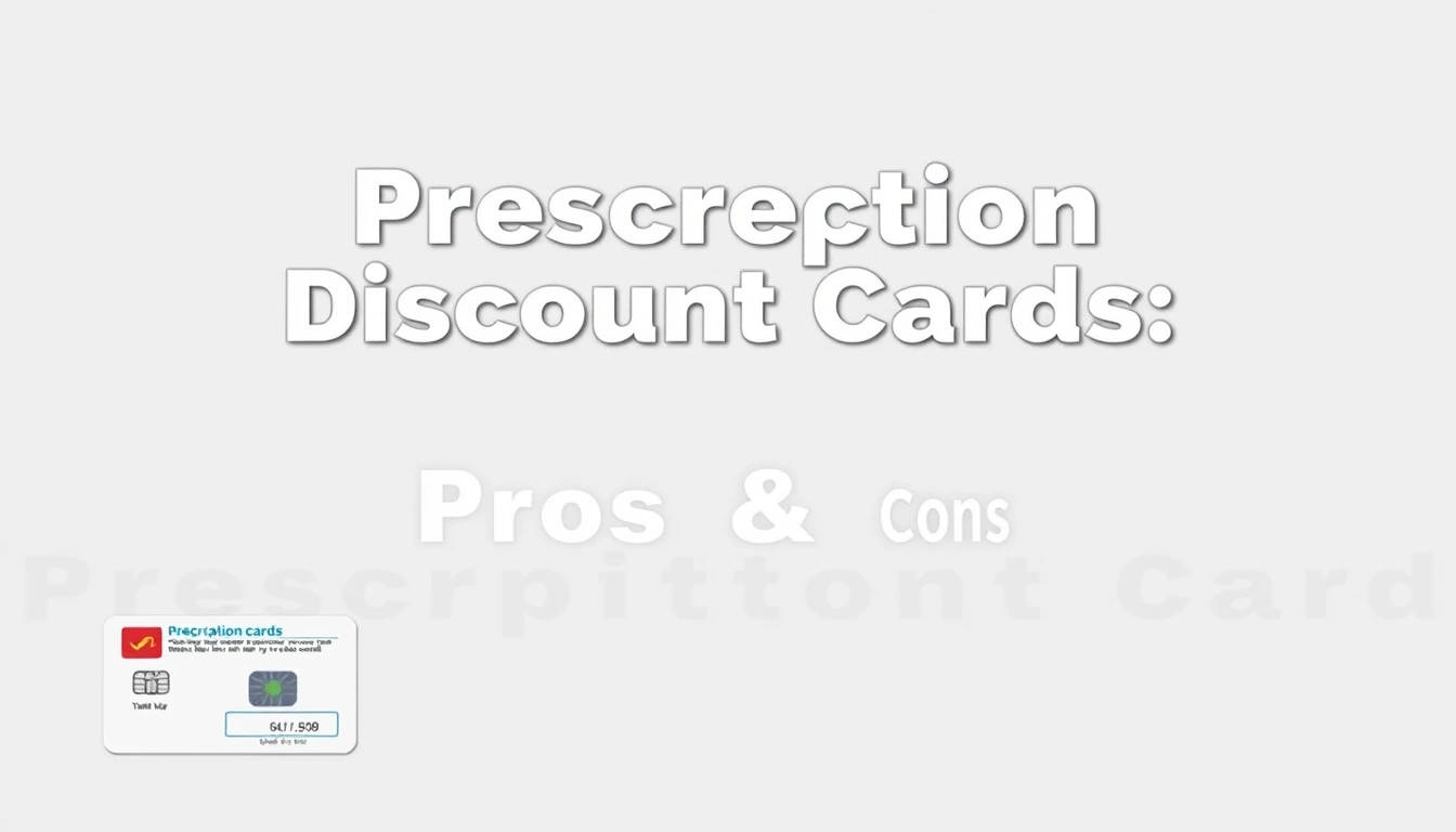 Prescription Discount Cards: Pros and Cons