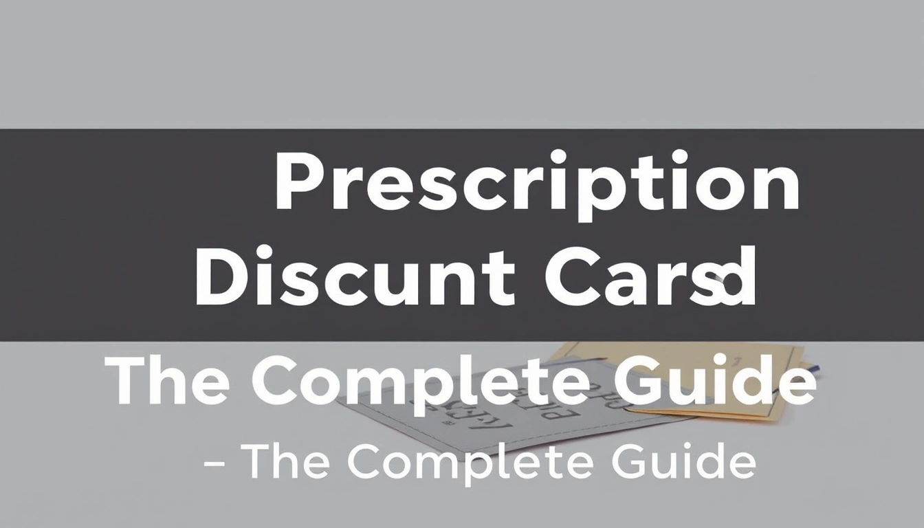 Prescription Discount Cards — The Complete Guide